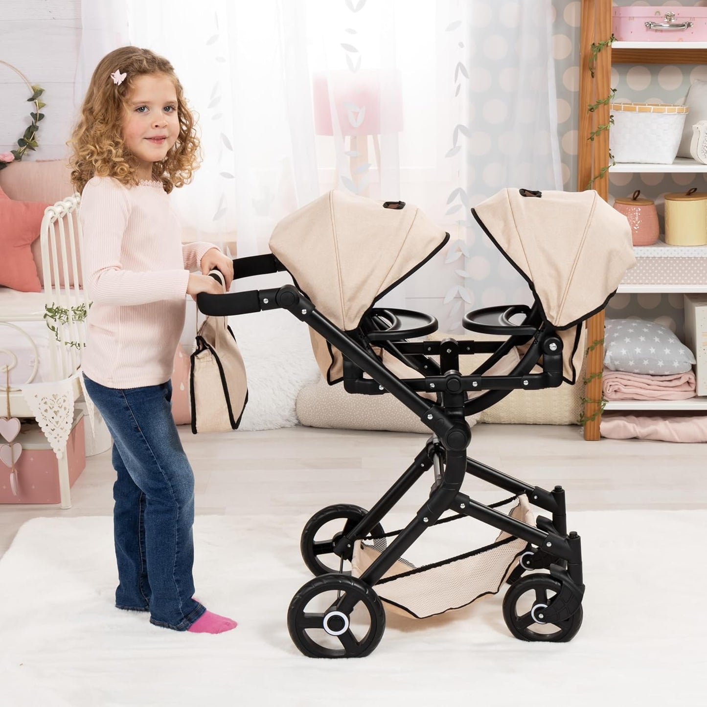BAYER Dolls Pram Twin Neo - Marah Kids