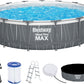 BWAGP BESTWAY POOLSET STEELPRO MAX LED 457X107 - Marah Kids