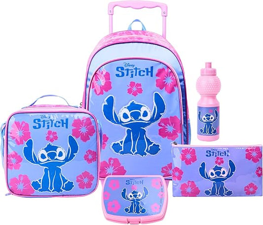 DISNEY STITCH FUR ENOUGH 5IN1 TROLLEY BOX SET 16" - Marah Kids
