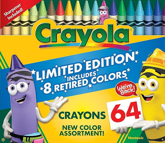 Crayola Classic & Limited Edition Retired Crayons, 64 Count