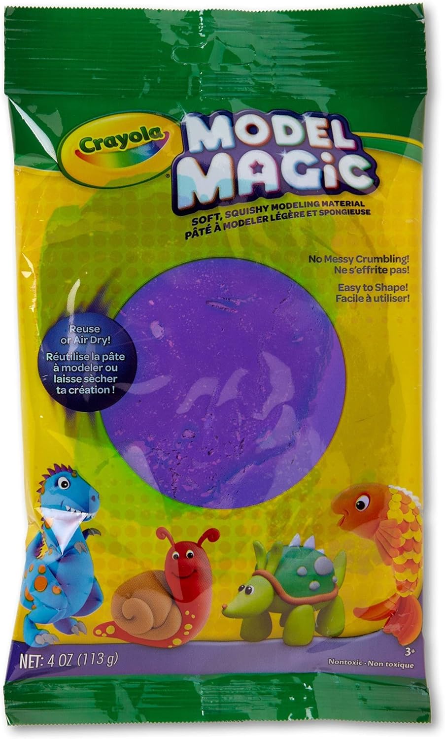 Crayola Model Magic, 4 - oz. Pouch - Purple - Marah Kids