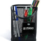 Maxi Mesh 3 Slot Pen & Pencil Cup Holder Black - Marah Kids