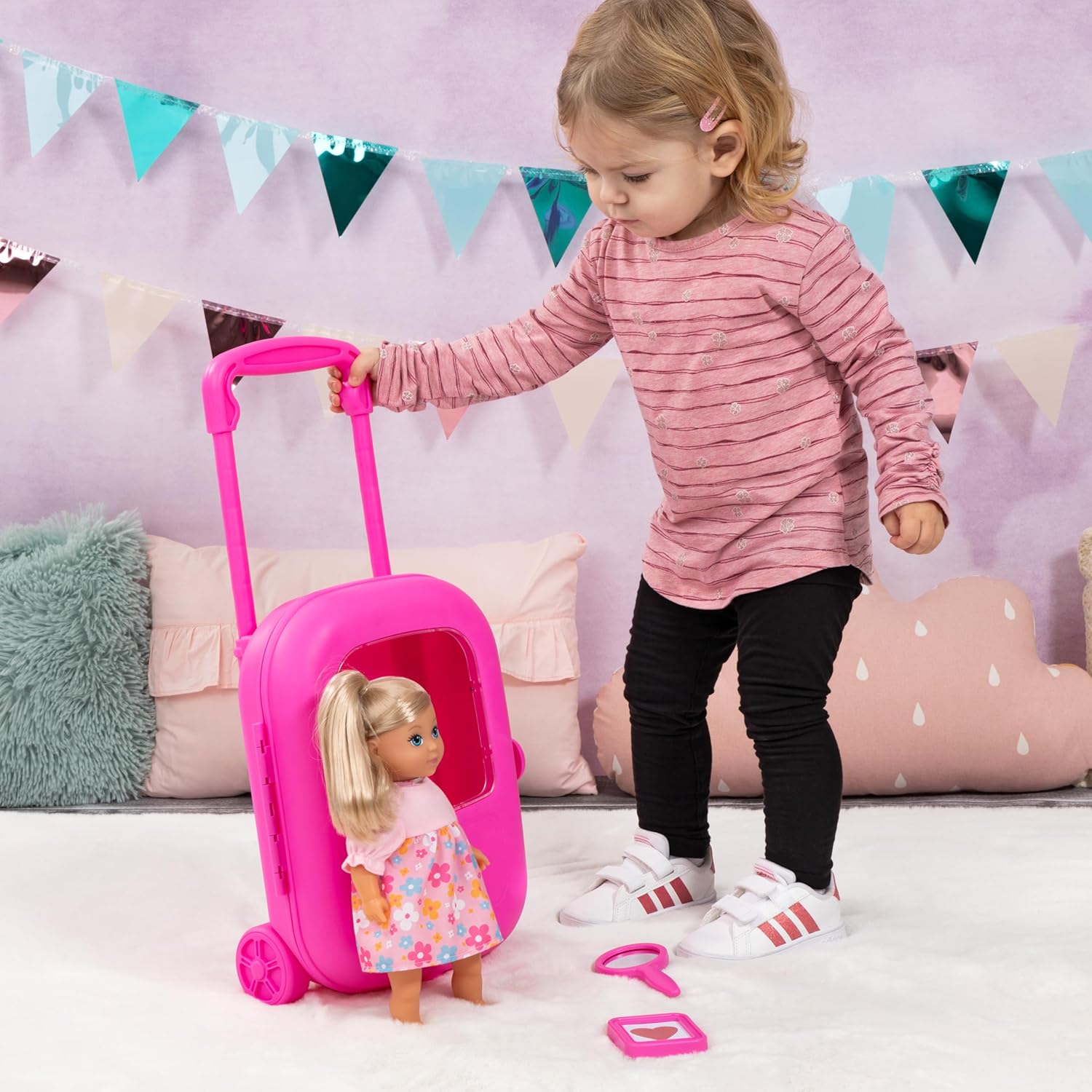 BAYER Girl With Trolley Set 28Cm - Marah Kids