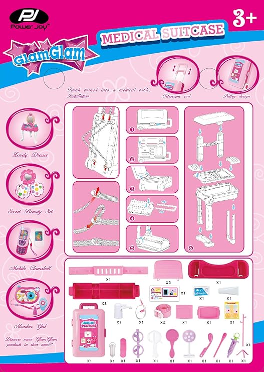 Power Joy Glamglam Medical Suitcase - Marah Kids