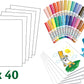 Crayola Washable Pip - Squeaks® & Paper, 65 Piece Set - Marah Kids