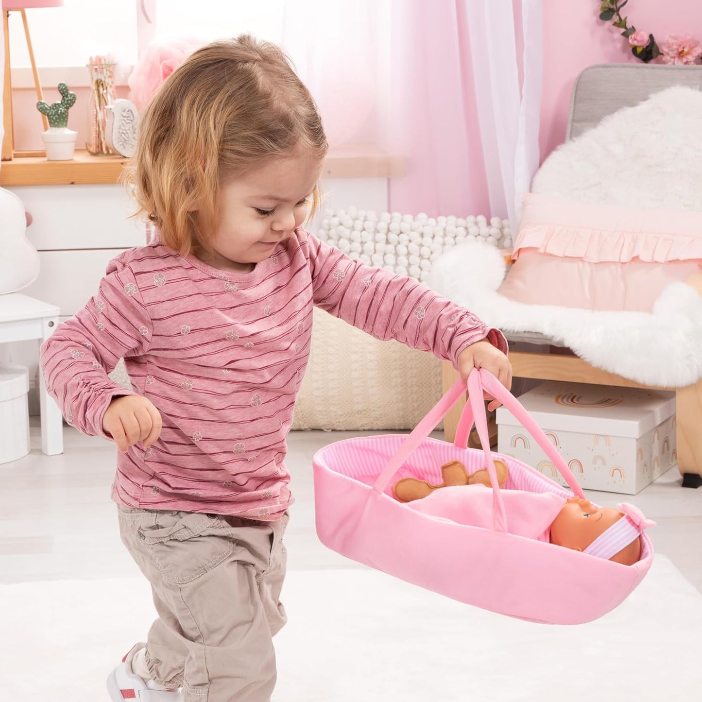 Bayer Baby Doll Basket 28Cm - Marah Kids