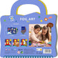 Avenir - Foil Art - Space Multicolour | Easy, mess - free and fun! Convenient carry handle and beautiful illustrations | Peel off the stickers | Convenient carry handle | Ages 3+ - Marah Kids