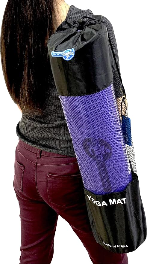 SPORTS+ YOGA MAT TPE +BAG 183X61X0.6CM - Marah Kids