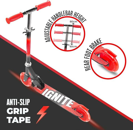 Ignite Flow Scooter 2 Wheels Combo Pack Red, IGN - COM - FLO - RED - Marah Kids