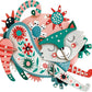 Avenir 3D Decoration - Cat Kit | Turn Your Wall into a Zoo! Create 3D Decorations with Pre - Cut Cardboard Puzzle Pieces | Thoughtful and Creative Gift Option for Kids 3+ - Marah Kids