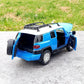 D - power MSZ – Toyota FJ Cruiser – Blue | Die - Cast Replica, Ultimate Collector's Item, Off Road Vehicles | Interact with Doors & Hoods - Pull Back Collection with Lights & Sounds | Size - 1:32, For Kids 3+ - Marah Kids