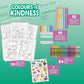 CRAYOLA Colours of Kindness Art Case | Includes Crayons, Markers, Pencils, Stickers & Paper | Ideal for Kids Ages 4+ - Marah Kids