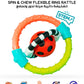 Spin & Chew Teether Rattle - BPA - Free, Colorful Sensory Toy for Babies 0+ Months - Marah Kids