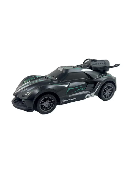 D-Power 1:20 R/C 4WD Spray Runner Car with LED Lights and Spray Effect – Black | Include spray effects, with realistic sound | Perfect for both indoor and outdoor fun | Perfect gifts for ages 6+ up
