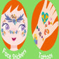 Avenir - Face Stickers and Tattoos - Animal Multicolour | trendy and colorful kids nail stickers and tattoo fashions | Ideal gifts for girlfriends. | Ages 3+ - Marah Kids