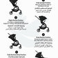 Hub² Compact Stroller Lightweight One - Hand Fold Reversible Seat – Black - Marah Kids