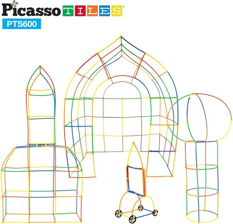 Picasso Magnetic Straw Construction Set 600 - pieces - Marah Kids