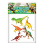 Power Joy Animal Worldz Dinosaur 6inches 4pieces