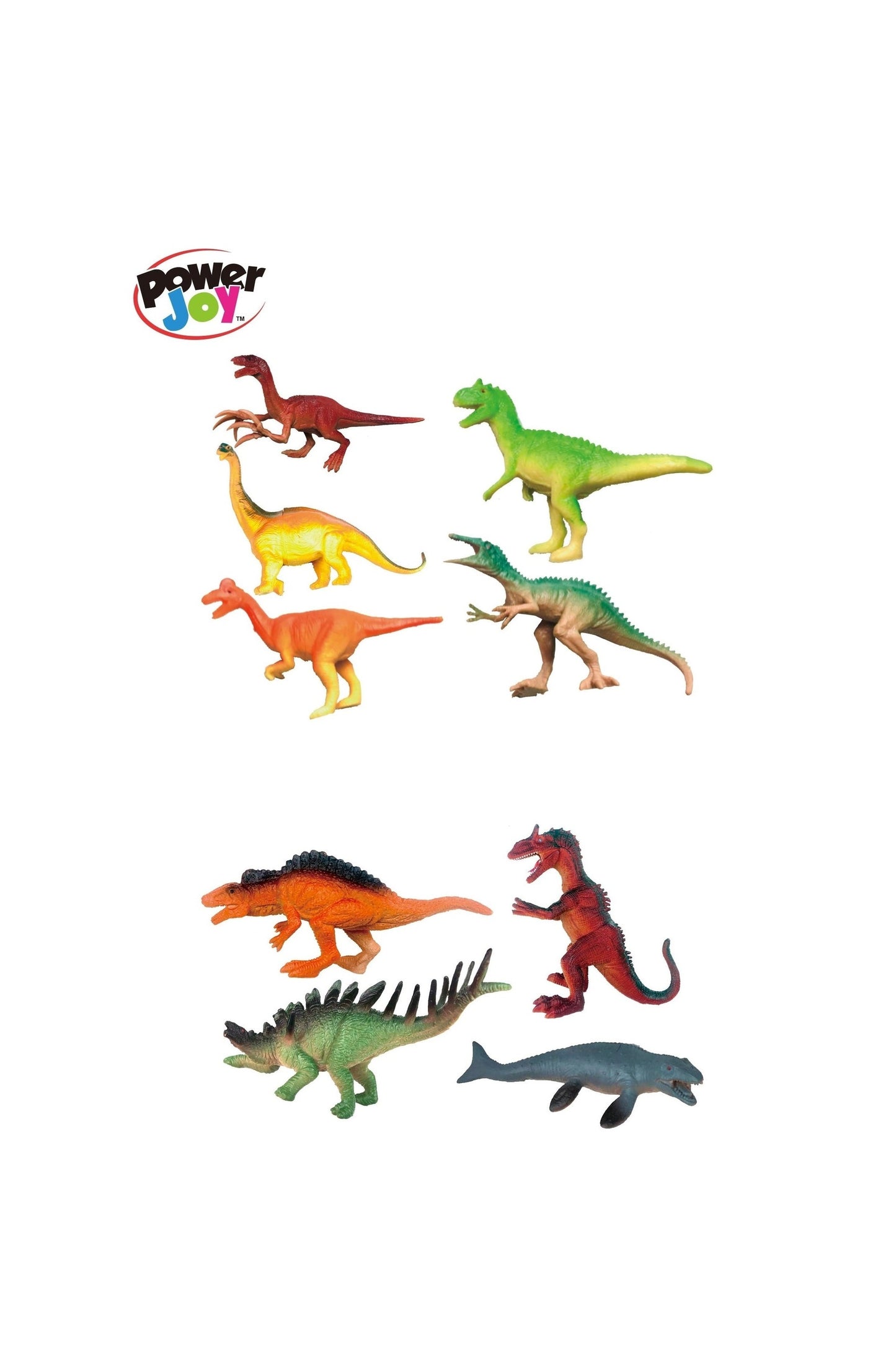 Power Joy Animal Worldz Dinosaur 6inches 4pieces