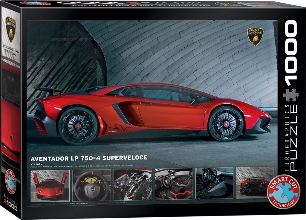 Eurographics Puzzle 1000 Aventador Lp 750 - 4 Superveloce - Marah Kids