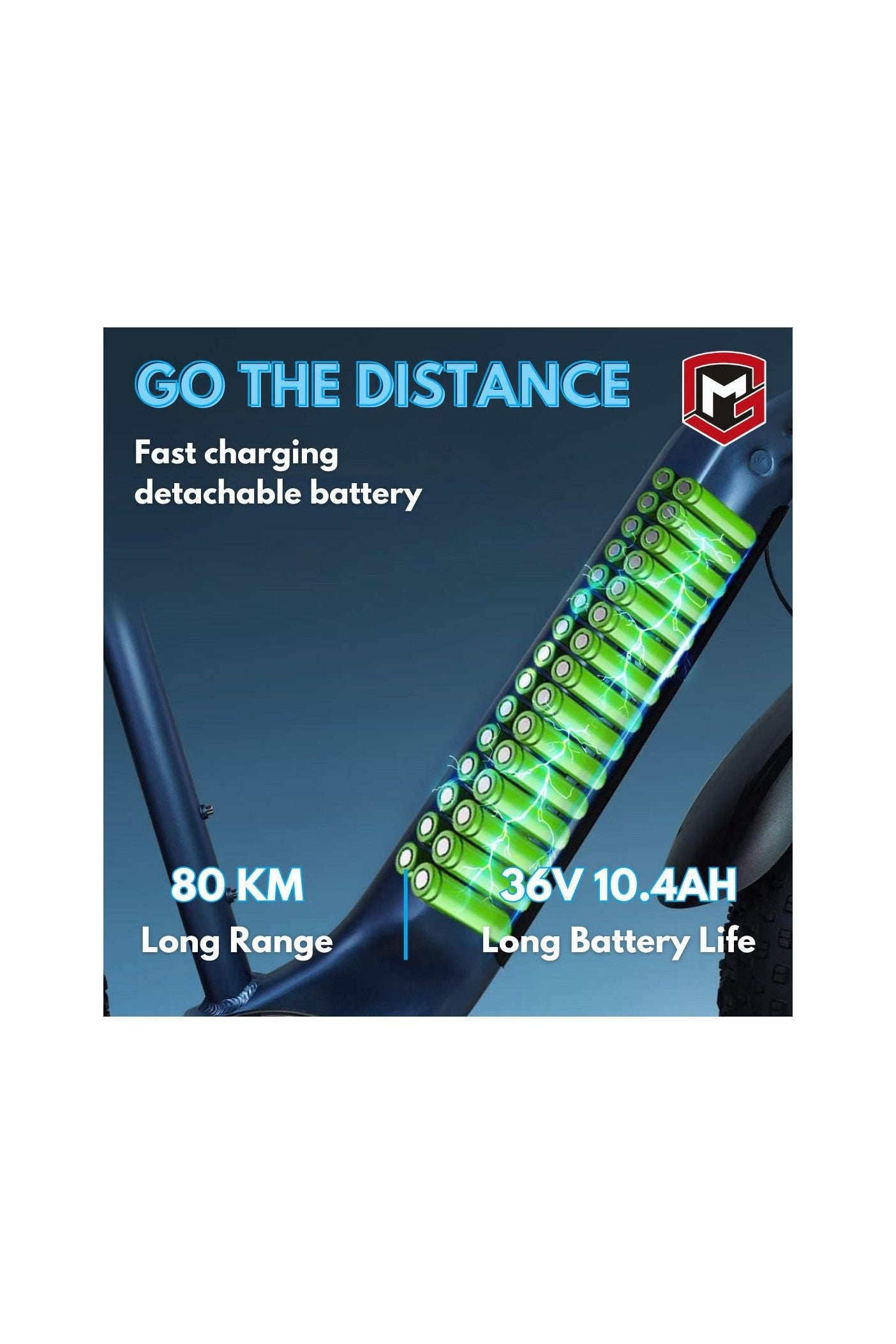 دراجة E6000 E-Mountain - مقاس 27.5 بوصة - زرقاء