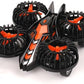 D - Power - Friction - Powered Fly Car with Rotating Propellers – Black | Fun, Battery - Free Toy for Kids | Age 3+ - Marah Kids