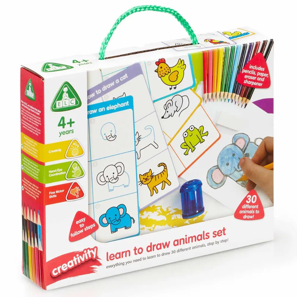 ELC Art And Craft Learn to Draw Animal Set - Marah Kids