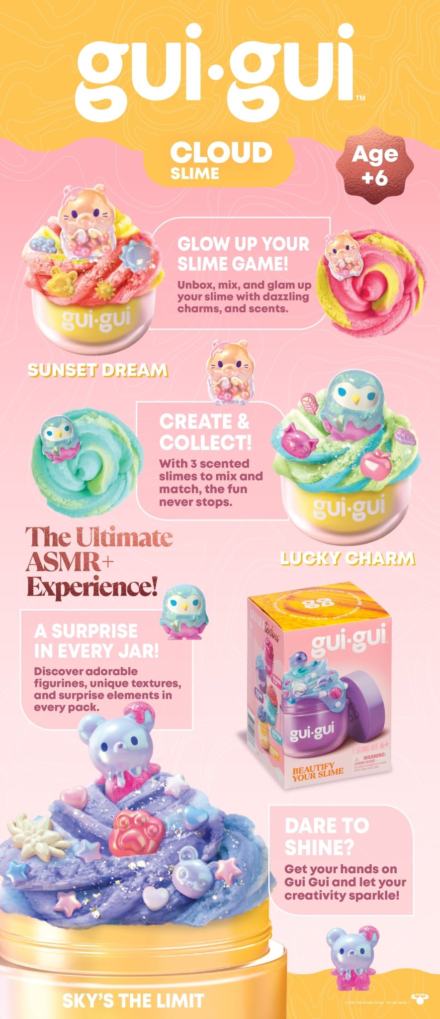 gui.gui Slimetime Guigui Single Pack, Assorted 1 Piece - Marah Kids