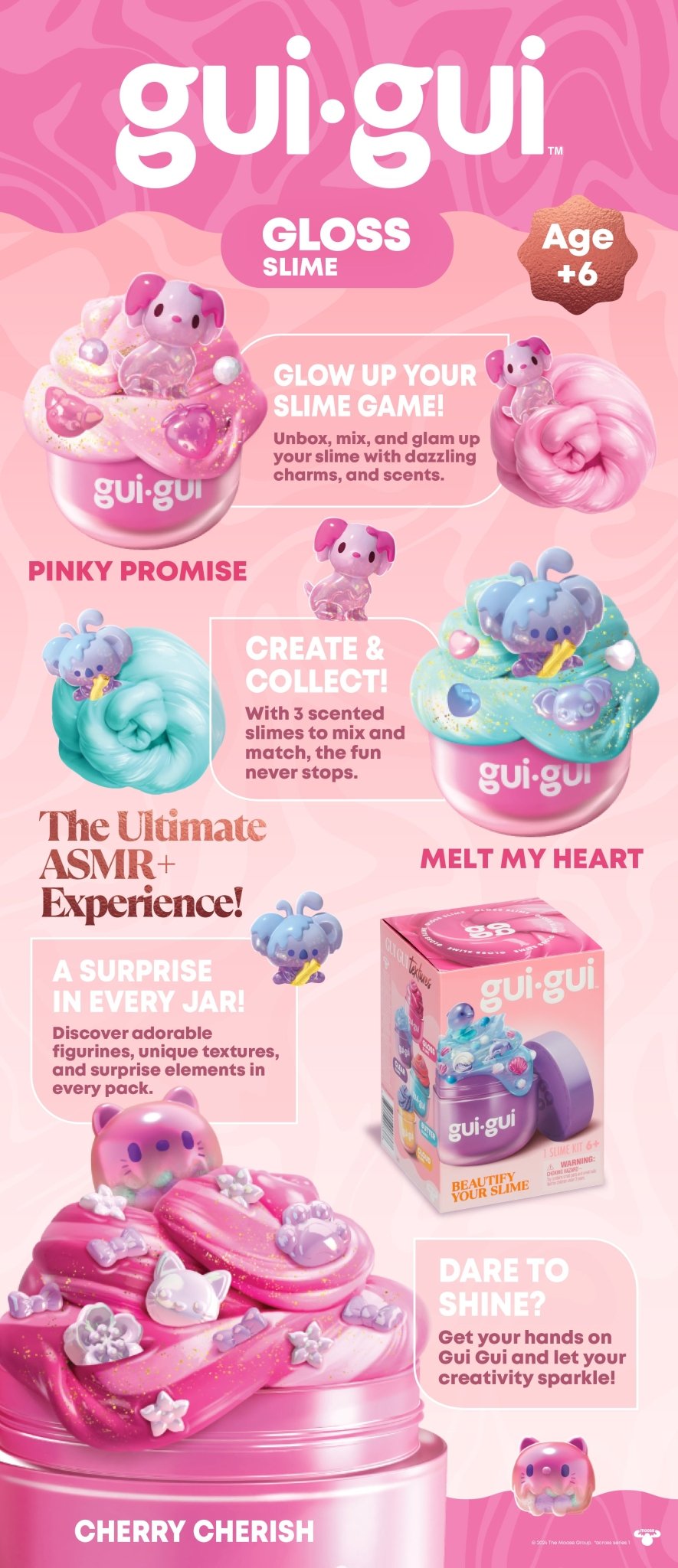 gui.gui Slimetime Guigui Single Pack, Assorted 1 Piece - Marah Kids