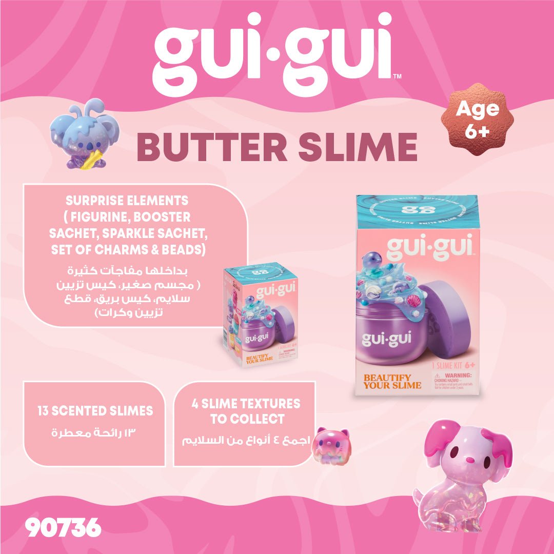 gui.gui Slimetime Guigui Single Pack, Assorted 1 Piece - Marah Kids