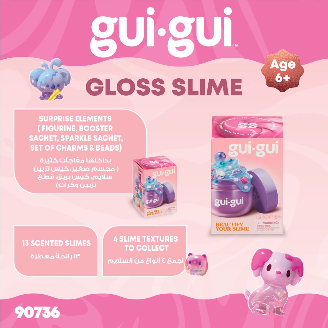 gui.gui Slimetime Guigui Single Pack, Assorted 1 Piece - Marah Kids