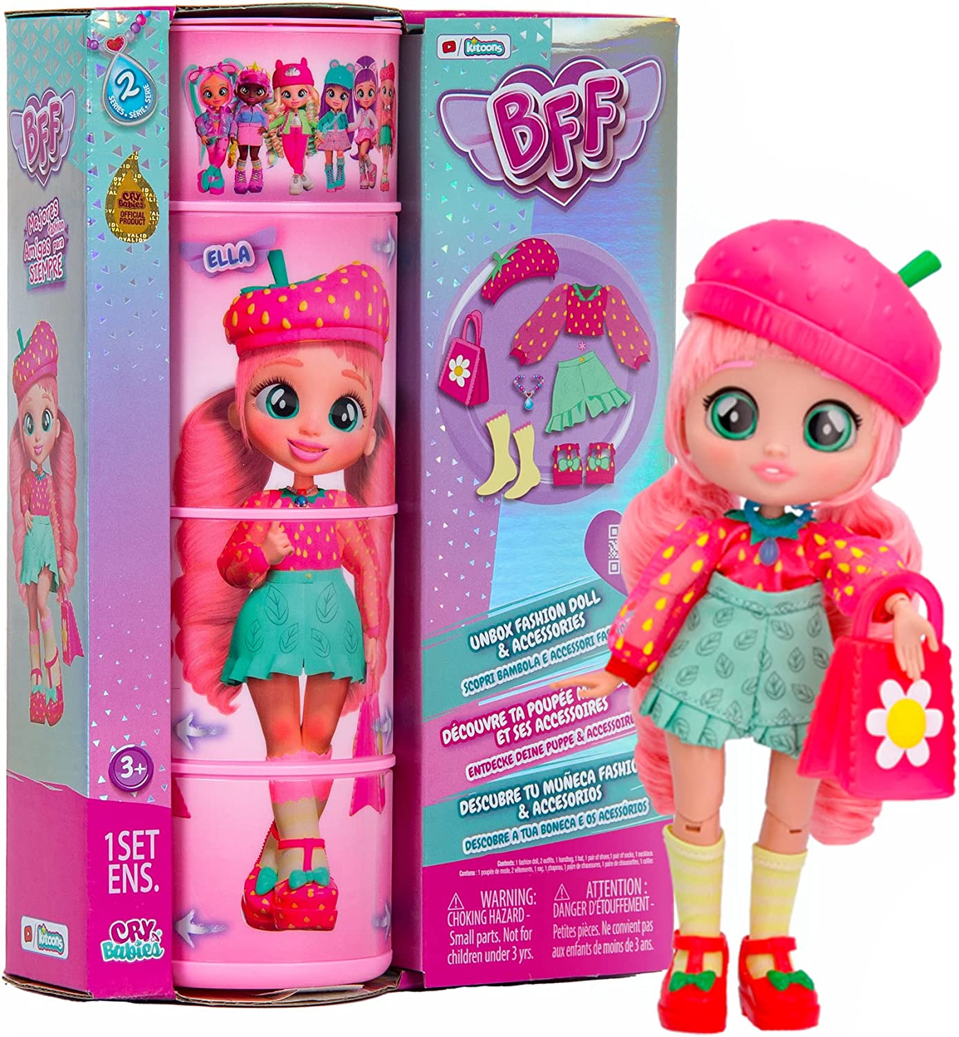 IMC Cry Babies Bff Doll Ella 8In - Marah Kids