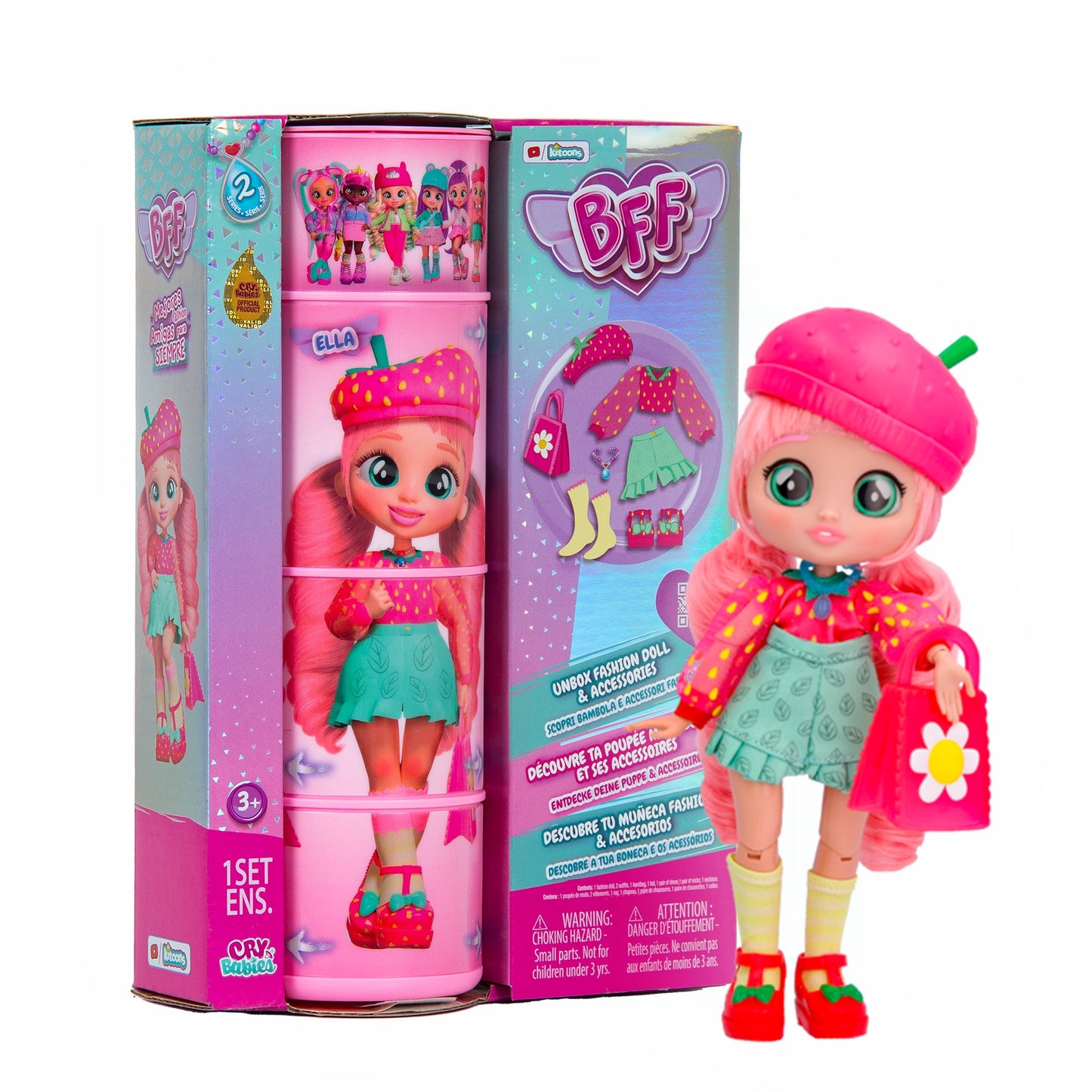 IMC Cry Babies Bff Doll Ella 8In - Marah Kids