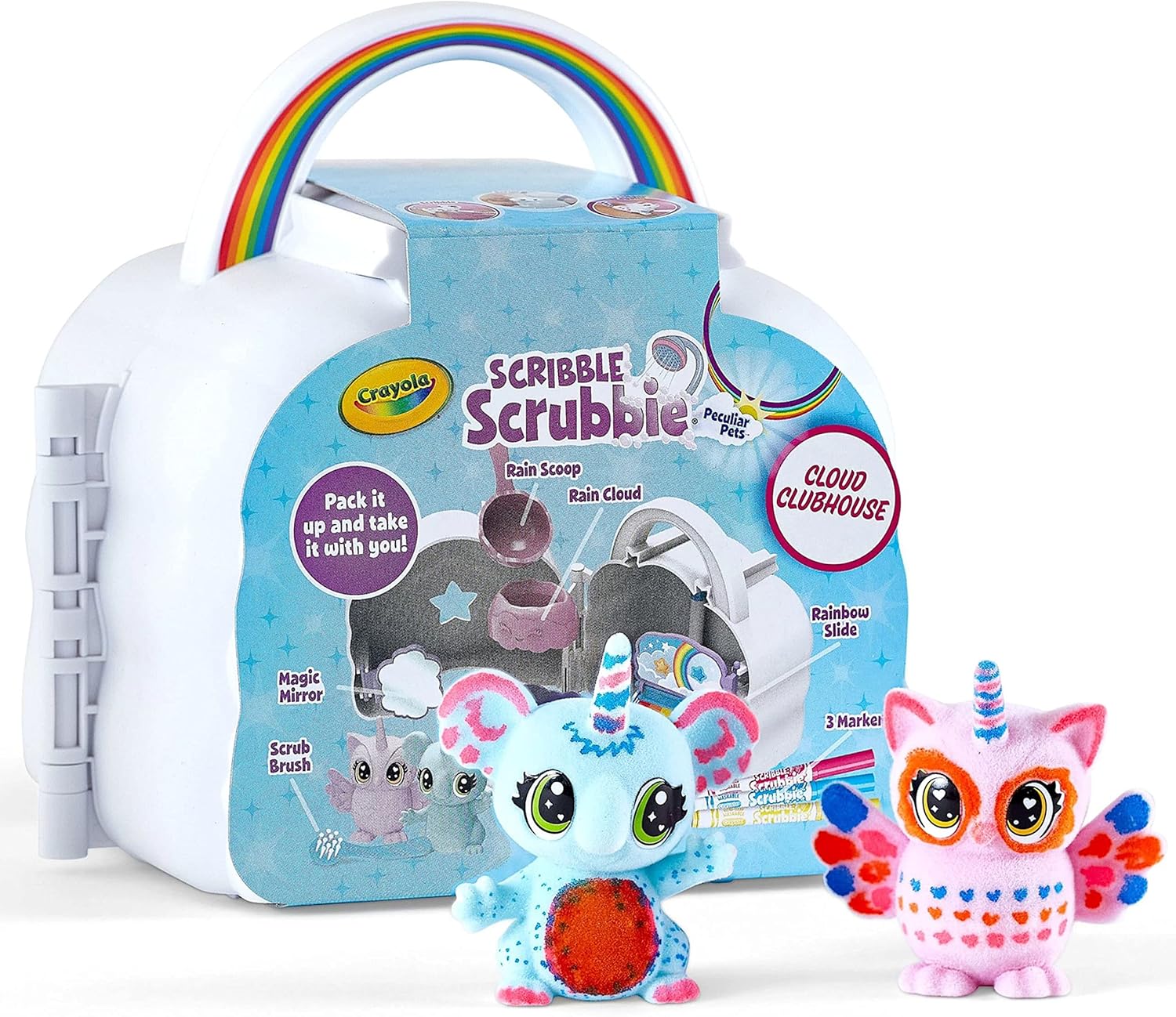 Crayola Scribble Scrubbie Pets Cloud Clubhouse Playset - Marah Kids
