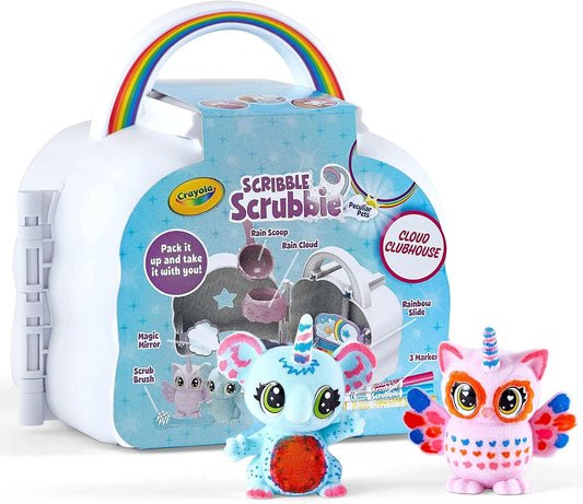 Crayola Scribble Scrubbie Pets Cloud Clubhouse Playset - Marah Kids