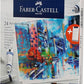 FABER - CASTELL ACRYLIC COLORS SET OF 24 X 9ML TUBES IN A CARDBOARD PACK - Marah Kids