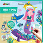 Avenir Stick 'N Play Series - Polar & Sea Animals | 200+ Reusable Stickers for Endless Fun! Create Play Scenes with 8 Illustrated Theme Cards, Make Your Own Animal Figures | For Kids 3+ - Marah Kids