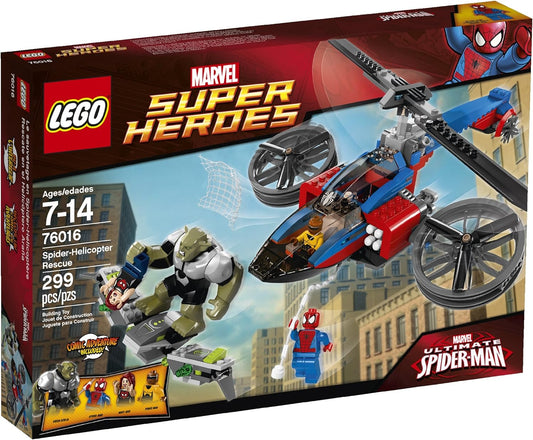 LEGO Spider Helicopter Rescue Super Heroes Set 76016