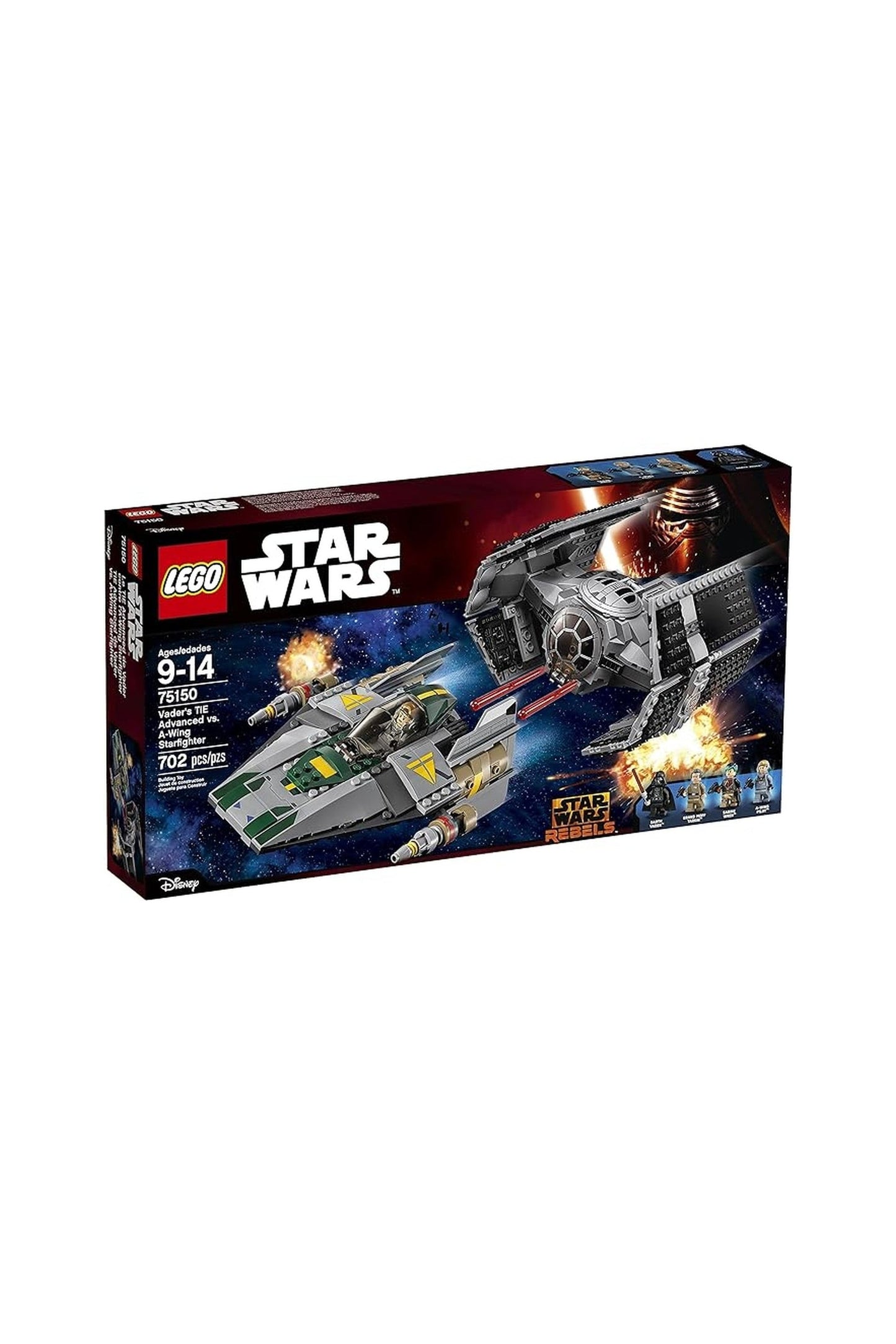 Lego Vader's Tie Advanced Vs. A-Wing Starfighter
