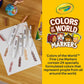 Crayola Colors of the World Fine Line Washable Skin Tone Markers, 24 Count - Marah Kids
