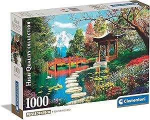 CLEMENTONI PUZZLE HQC FUJI GARD+POSTER 1000PC - Marah Kids