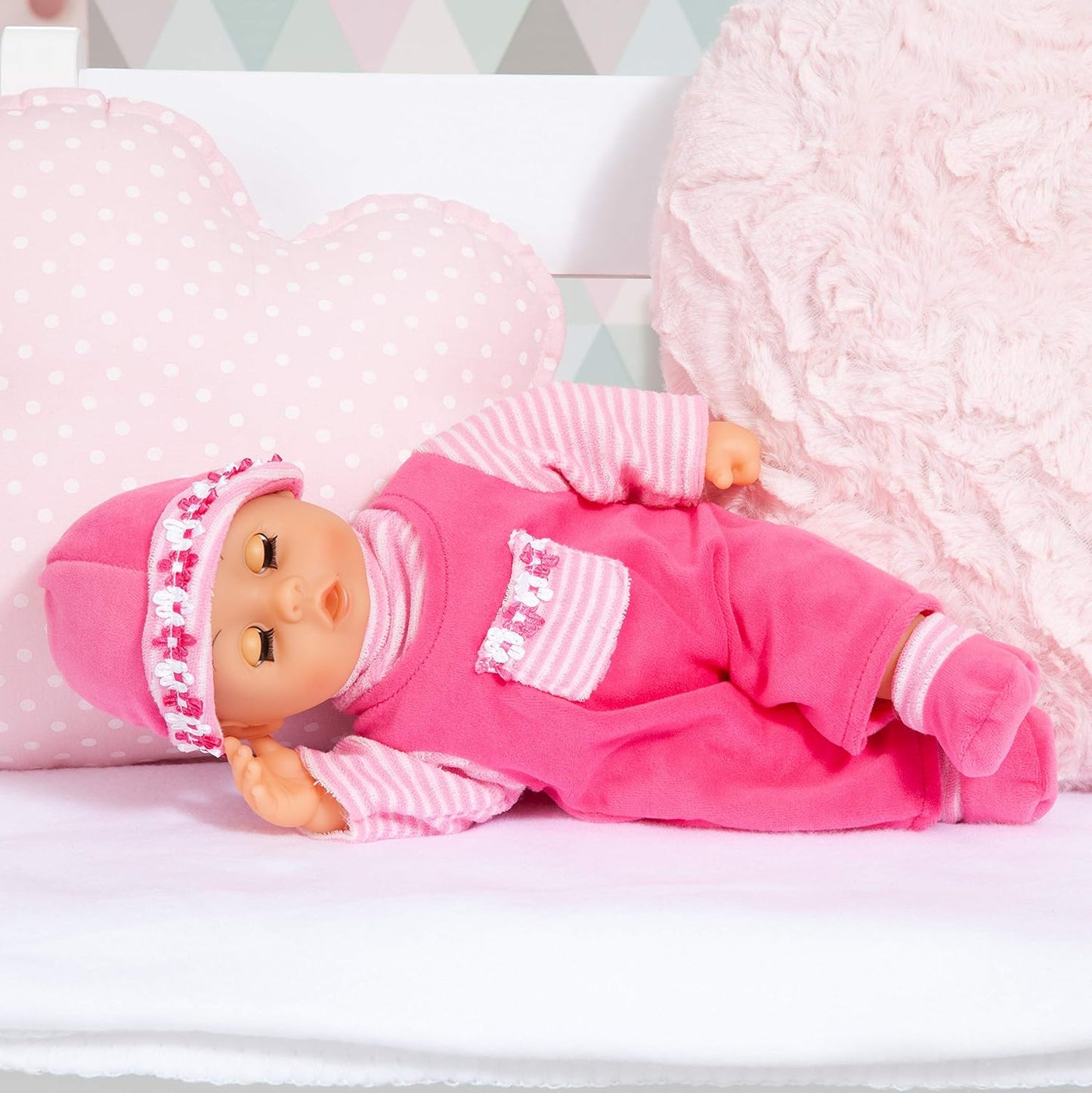 Bayer Design First Words Cute Baby Doll With Accesories 38Cm Set B/O - Marah Kids