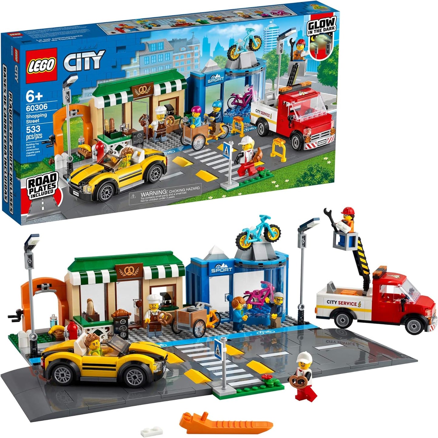 Lego City Shopping Street 60306 - Marah Kids