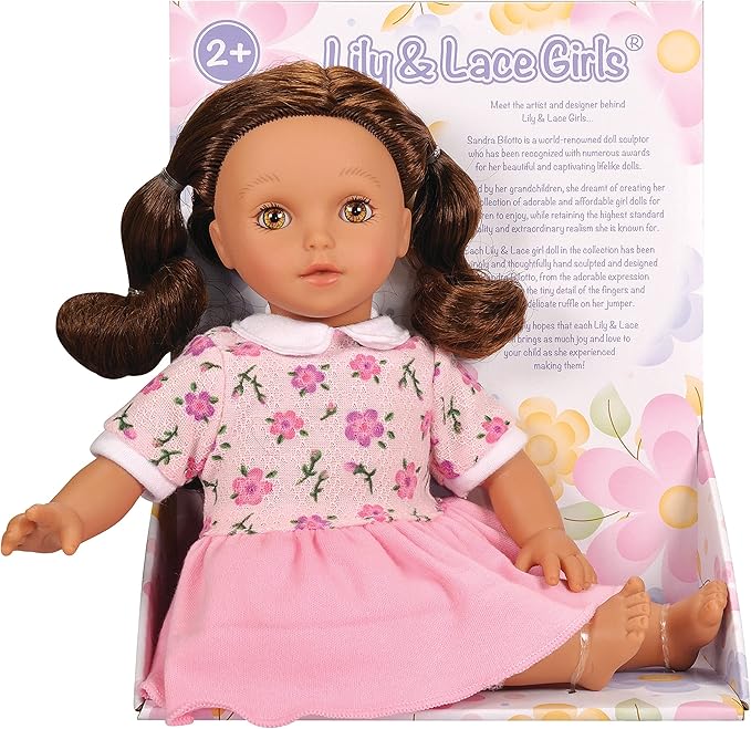 Lotus - 11.5" Inch, Soft - Bodied Baby Doll – Hispanic - Marah Kids