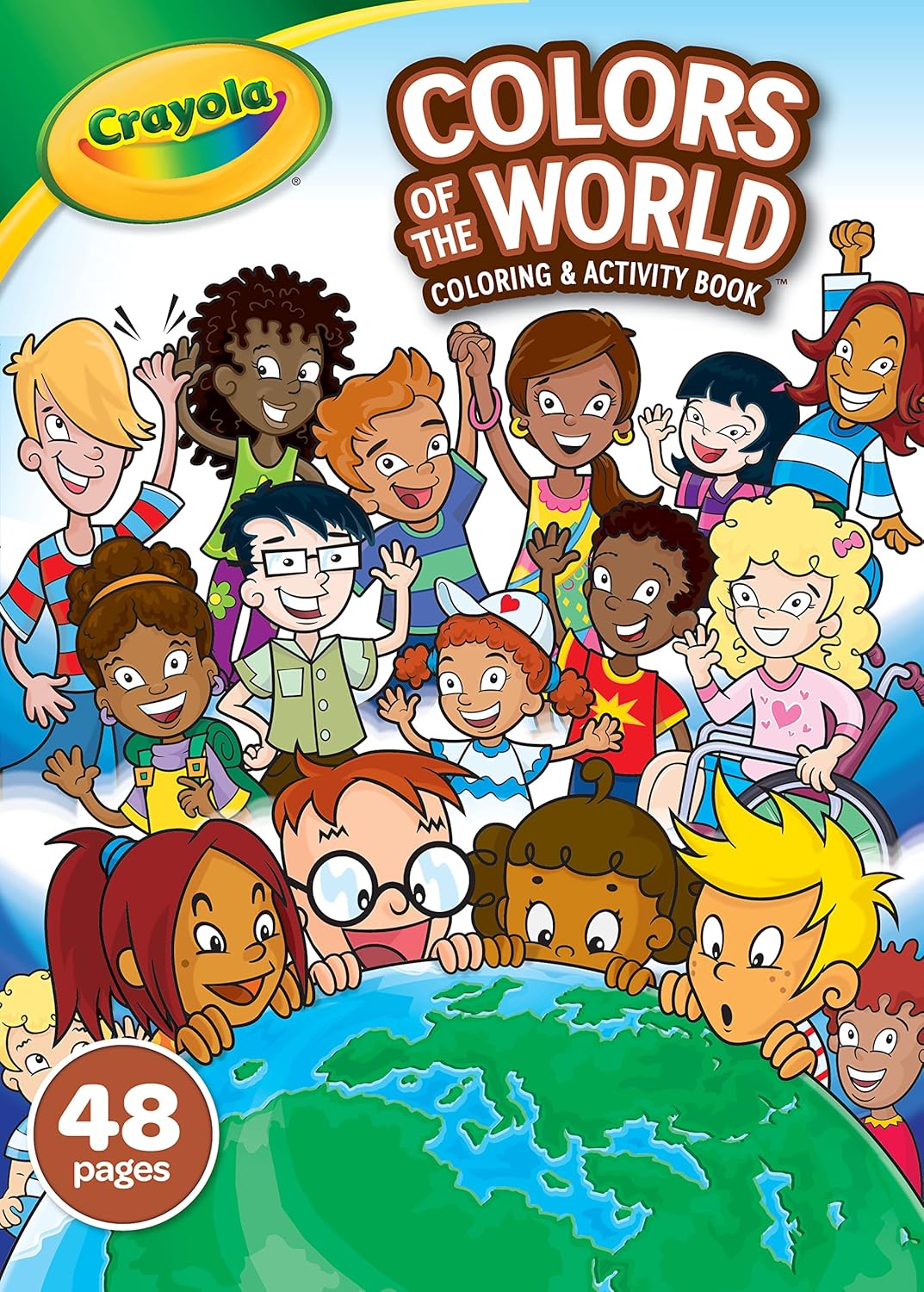 Crayola - Colors of the World Coloring Book, 48 Pages - Marah Kids