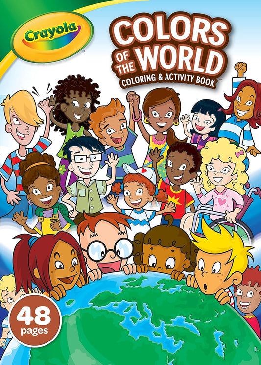 Crayola - Colors of the World Coloring Book, 48 Pages - Marah Kids