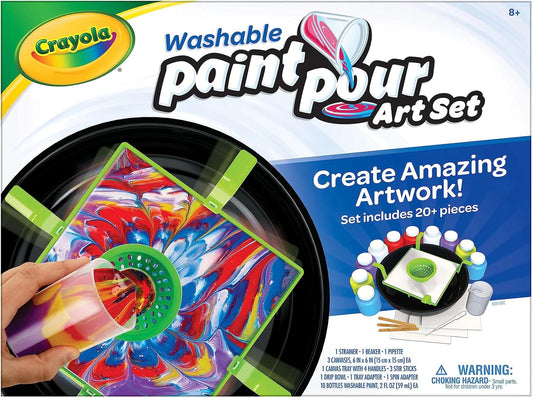 Crayola Washable Paint Pour Art Set - Marah Kids