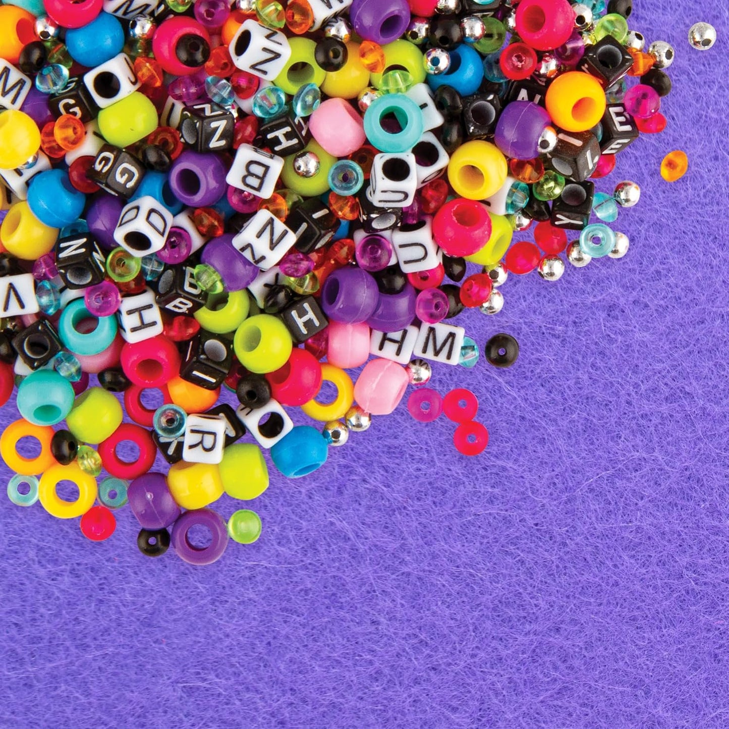 Crayola - Creations Personalized Bracelet Making Kit | Express Yourself with 800+ Beads and Accessories - Craft Up to 50+ Colorful Bracelets | Alphabet Charms for Custom Messages - DIY Set for Girls Ages 8+ - Marah Kids