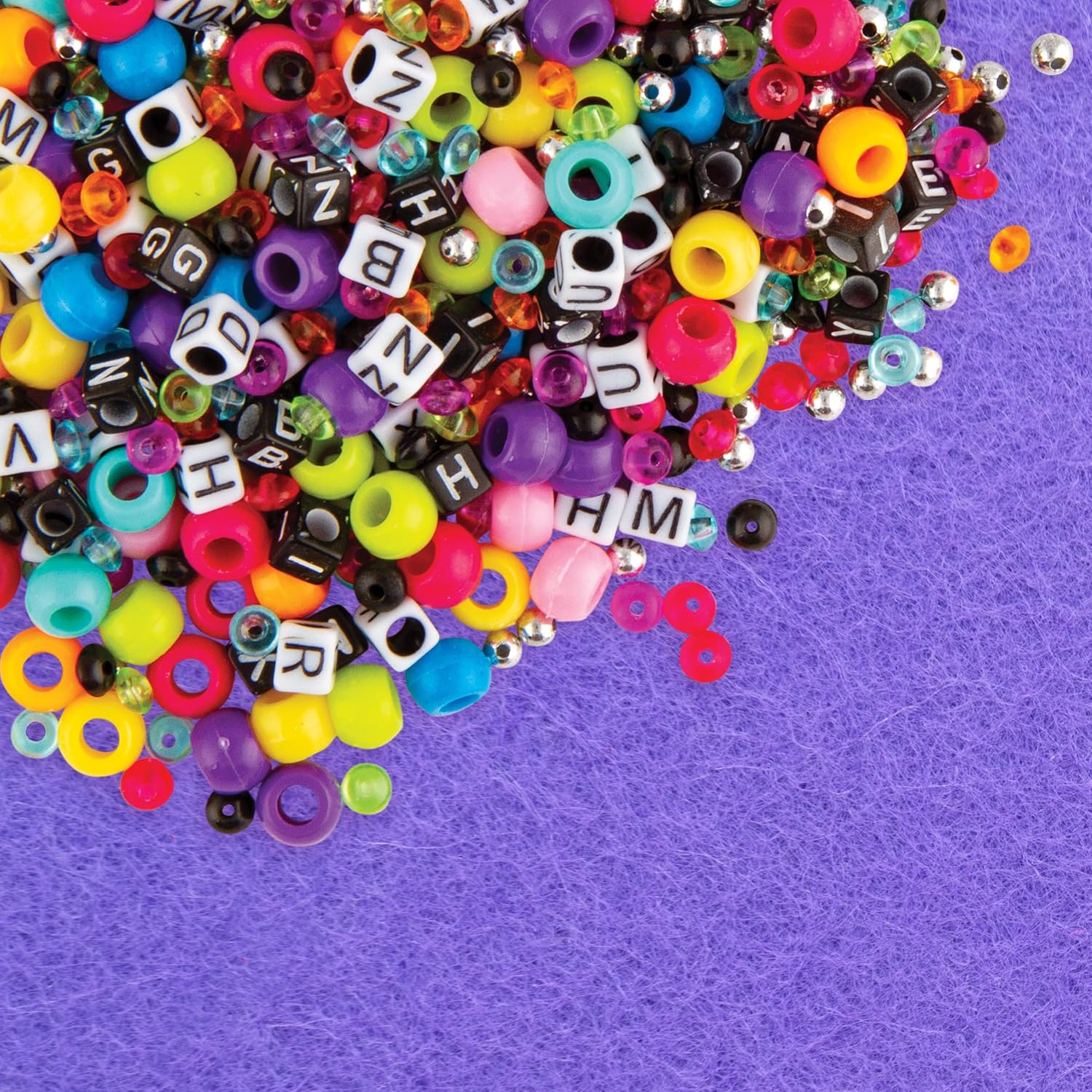 Crayola - Creations Personalized Bracelet Making Kit | Express Yourself with 800+ Beads and Accessories - Craft Up to 50+ Colorful Bracelets | Alphabet Charms for Custom Messages - DIY Set for Girls Ages 8+ - Marah Kids