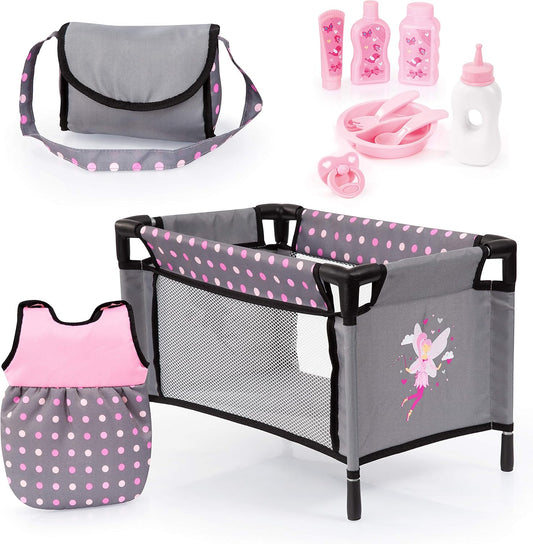 BAYER Dolls Travel Bed With Accessories Set Fits 42Cm - Marah Kids